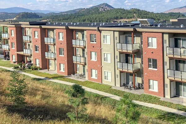 Academy Hill, the first purpose-built student housing at UBC Okanagan