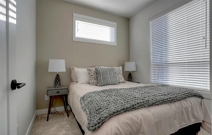 Bedroom in the Delta show home