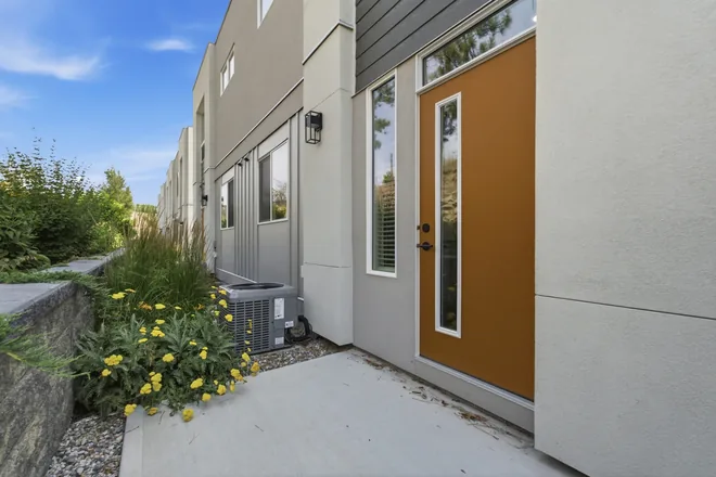 Exterior view of Academy Ridge townhomes